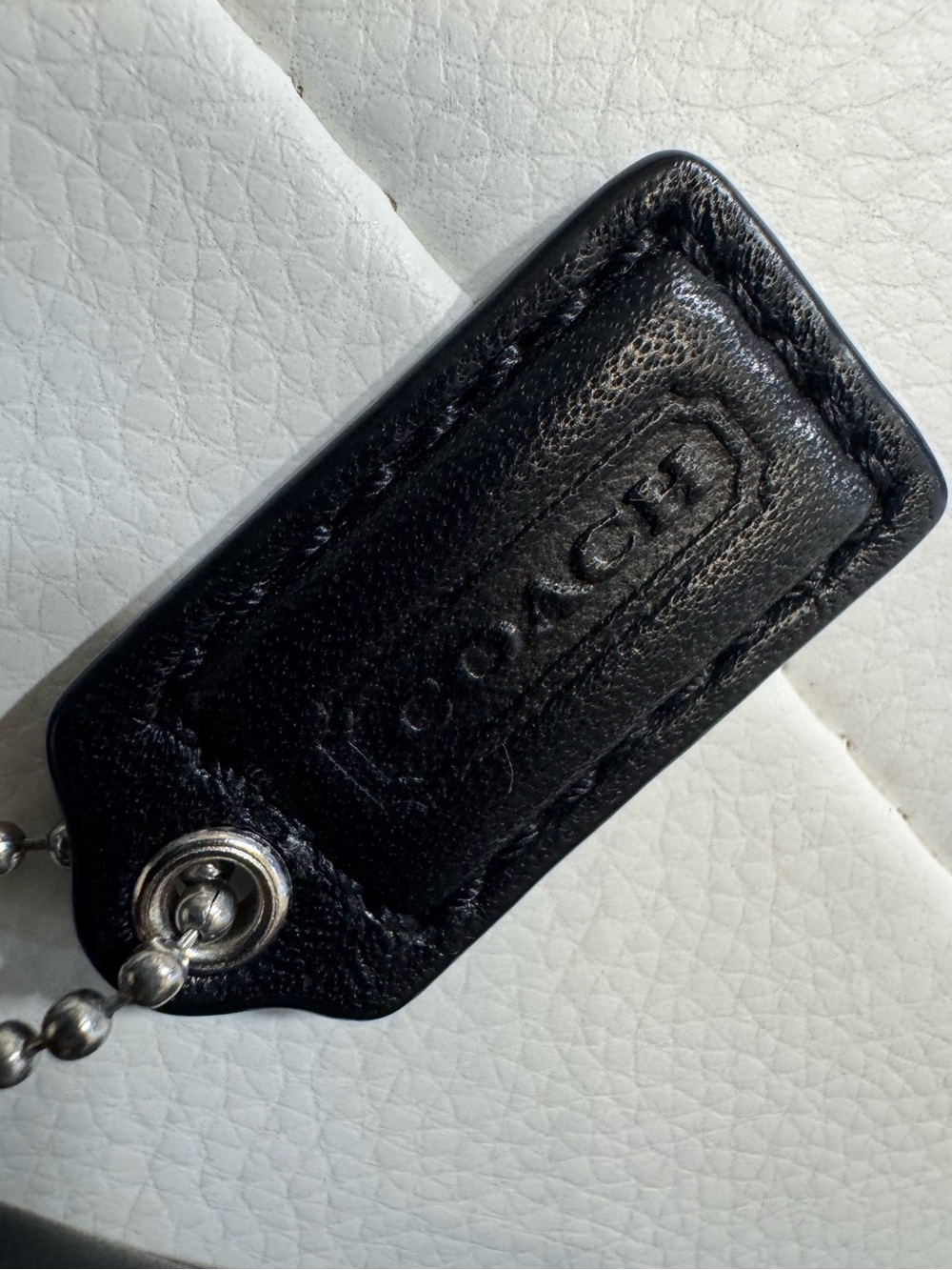 Vintage Coach Black Leather Mini Shoulder Crossbody Bag Y2K - Picture 4 of 11